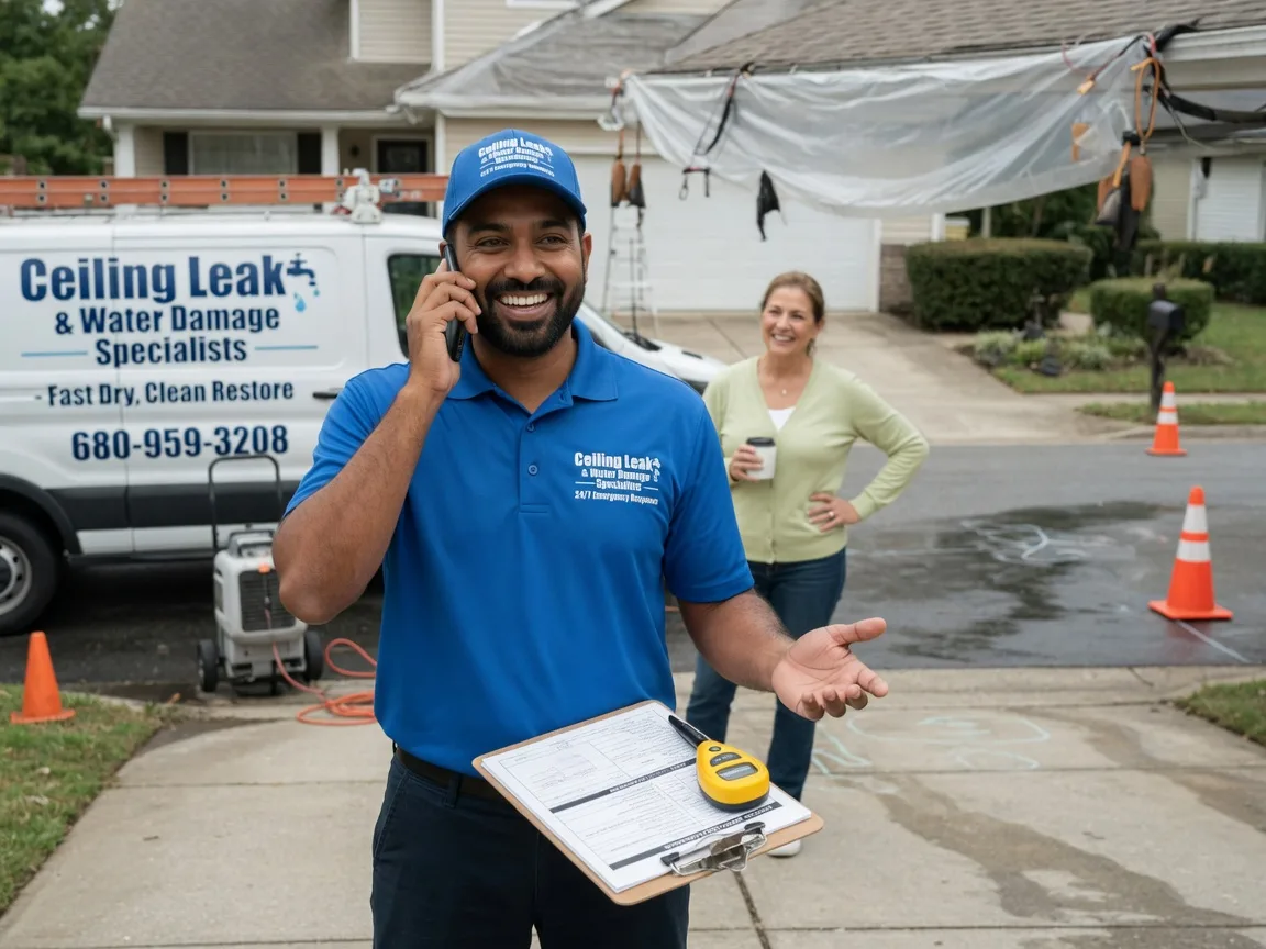 Ceiling Leak Cleanup Chester Heights, PA FAQs